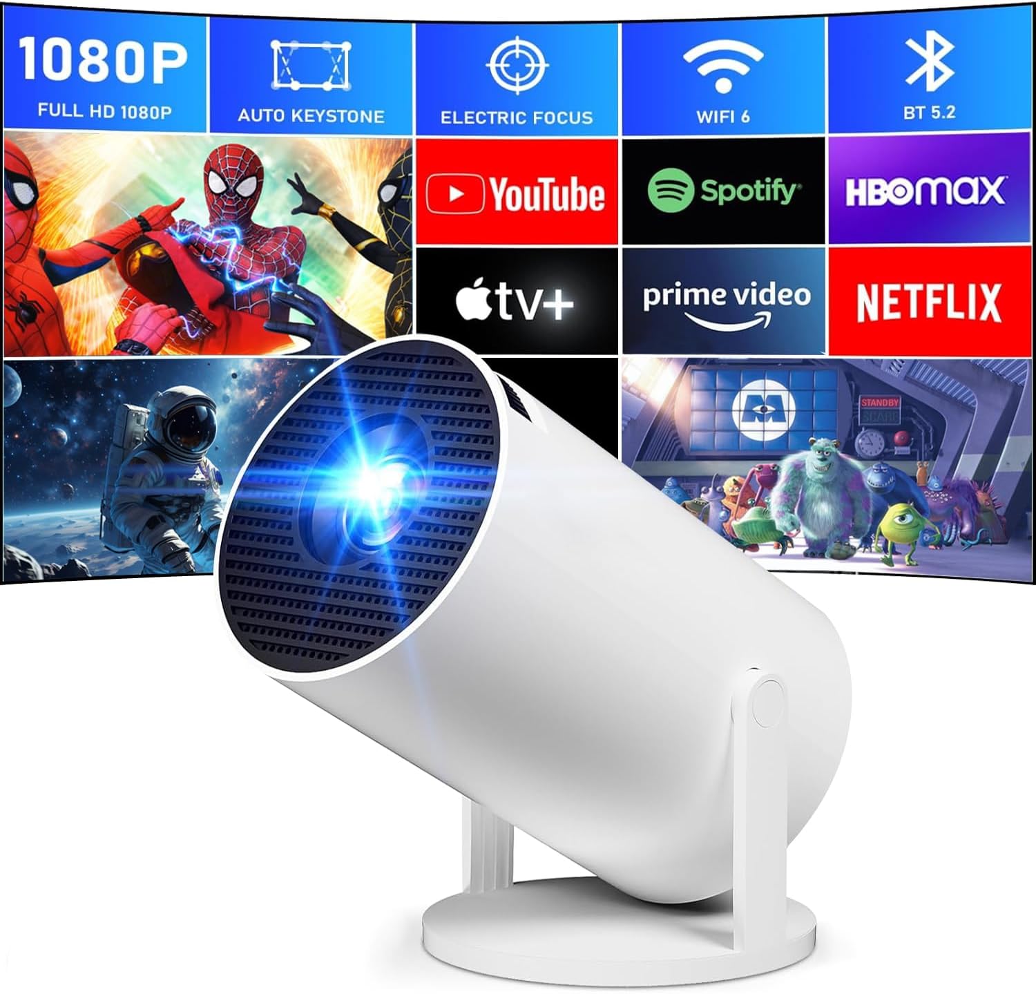 Visiory Mini Proyector Android FullHD